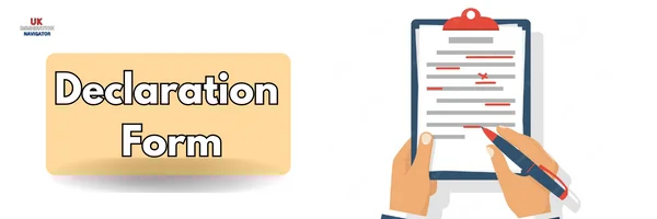 Surrender of Indian Passport in the UK in 2024 3 Declaration Form