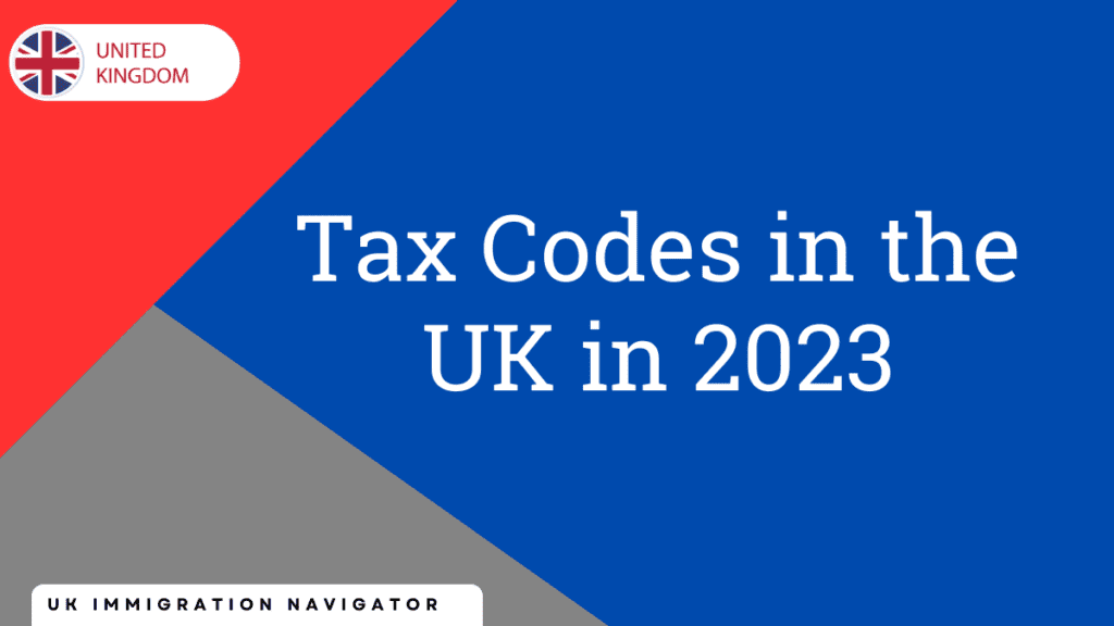 Tax Codes in the UK in 2023