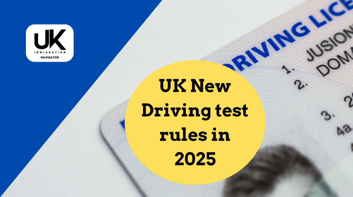 UK New Driving test rules in 2025